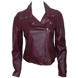 CLASSIC WOMEN’S MOTORCYCLE LEATHER BIKER JACKET WITH ZIP OUT LINING